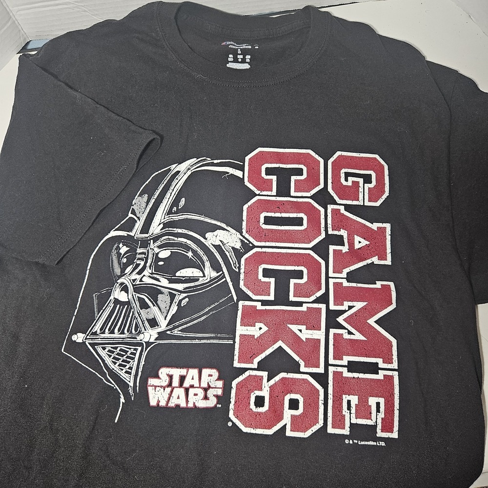 Black Champions L South‎ Carolina Game Cocks Darth Vader Star Wars Shirt Graphic